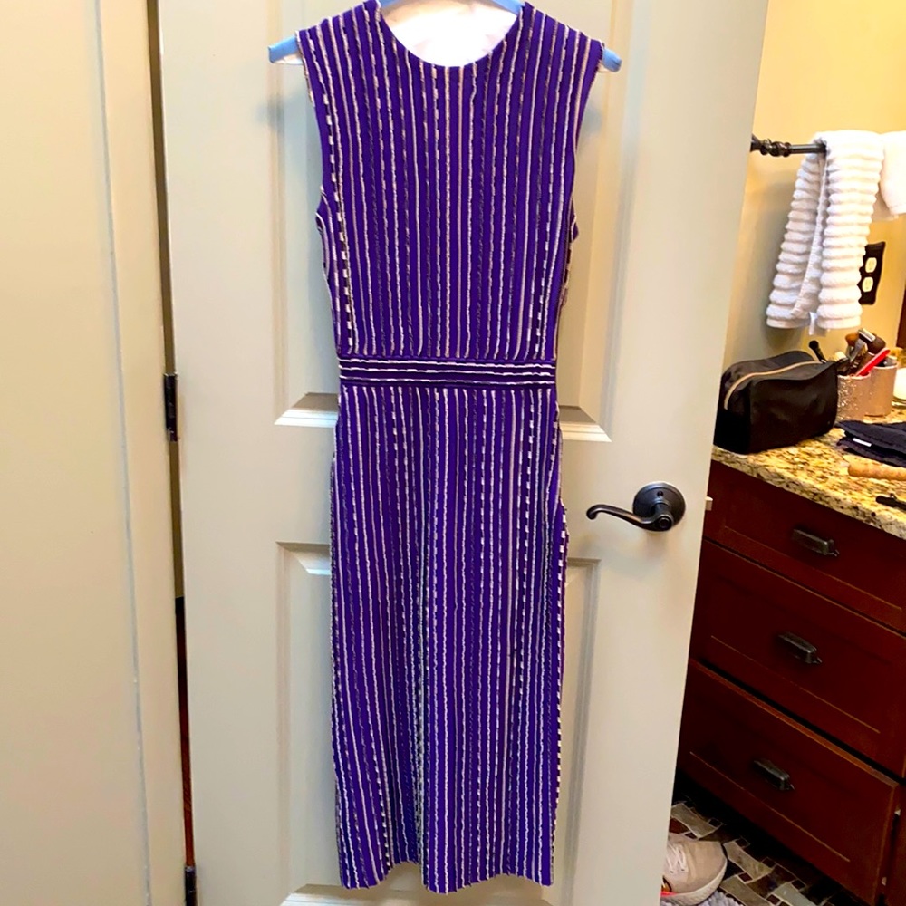 DIOR purple dress